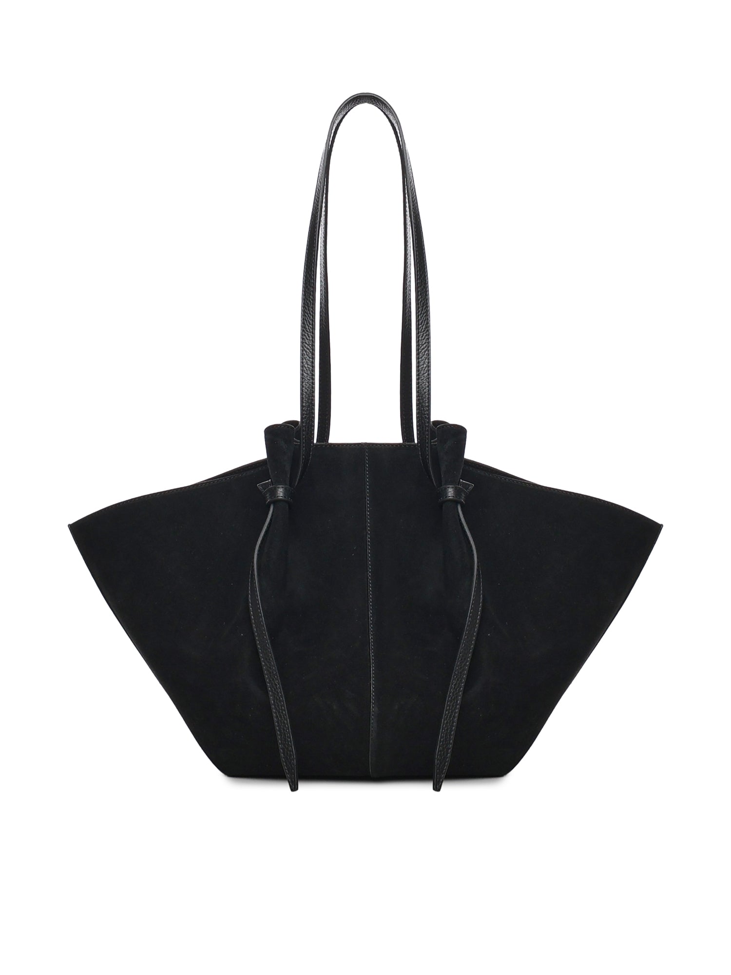 Borsa tote Mochi in pelle scamosciata LARGE MOCHI SUEDE BLACK YUZEFI 