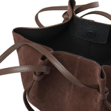 Borsa tote Mochi in pelle scamosciata MOCHI SUEDE NUTMEG YUZEFI 