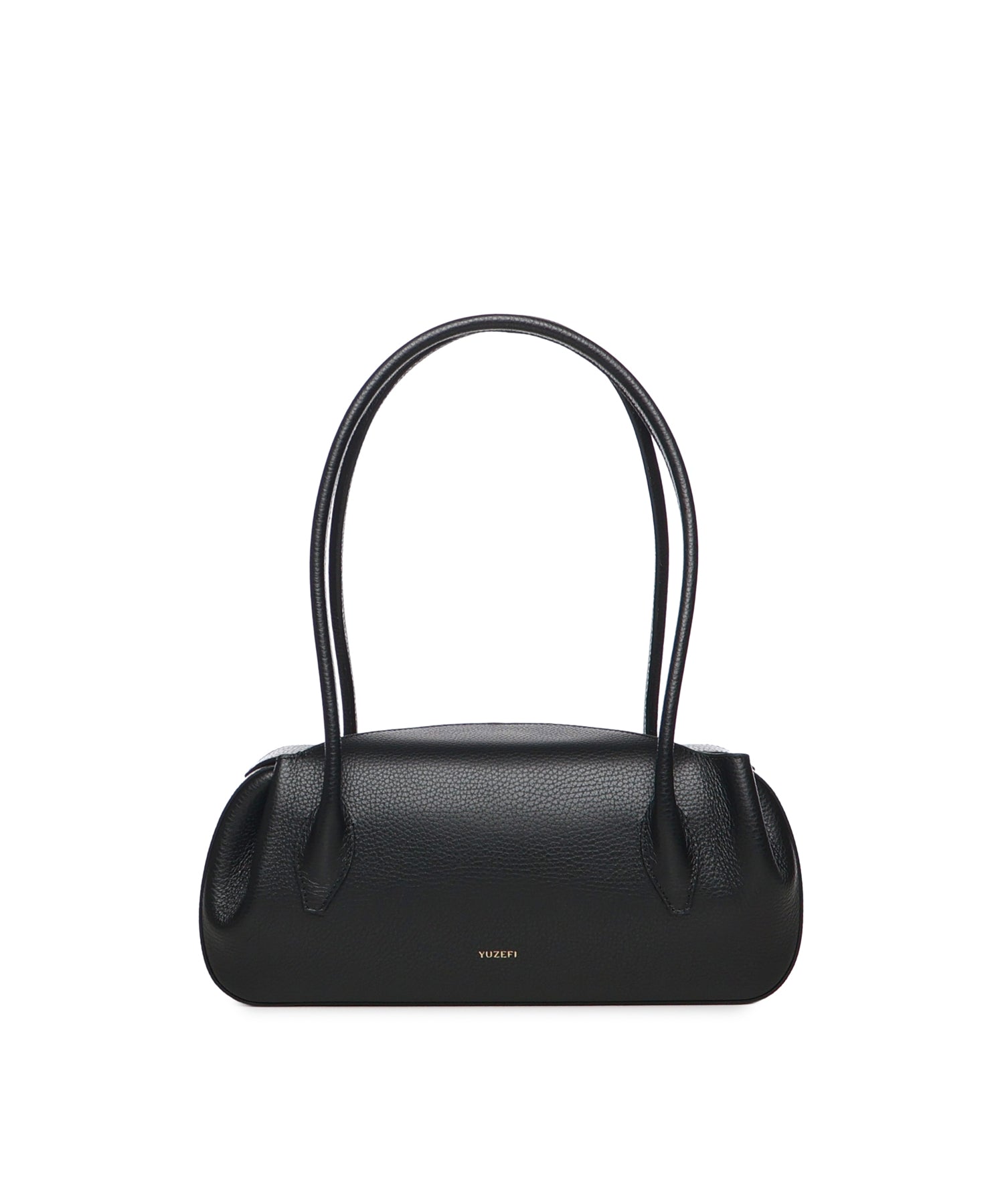 Borsa a spalla Oyster in pelle OYSTER SHOULDER BAG BLACK YUZEFI 