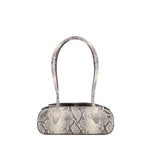 Borsa a spalla Oyster in pelle OYSTER SHOULDER BAG MINI ASH SNAKER YUZEFI 