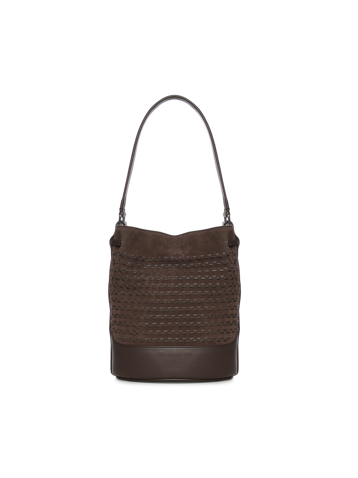 Secchiello Monda' Musiva in suede 068980 2220000Z0202 ZANELLATO 