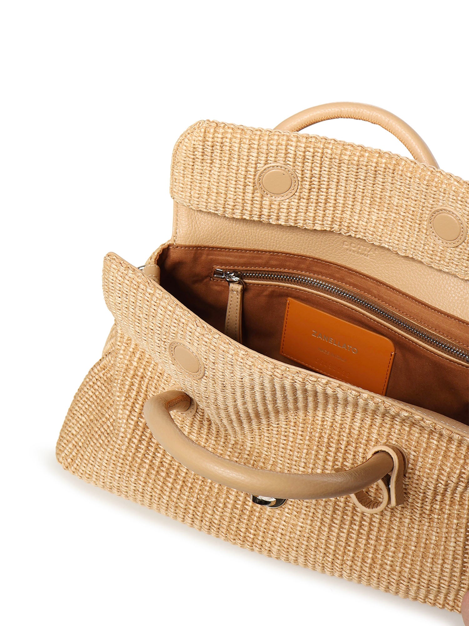 Borsa Dotta® small in vimini 069260 -2030000Z0297 ZANELLATO 