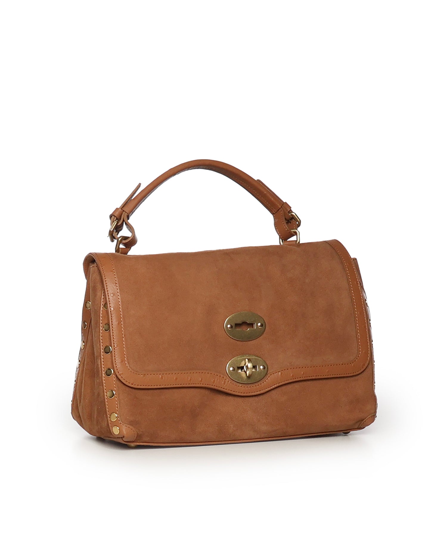 Borsa Postina® small in pelle zashmere® e cactus 070790 -2270000Z0248 ZANELLATO 