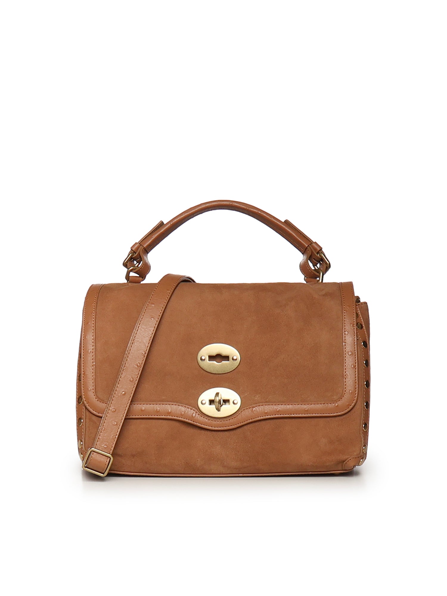 Borsa Postina® small in pelle zashmere® e cactus 070790 -2270000Z0248 ZANELLATO 