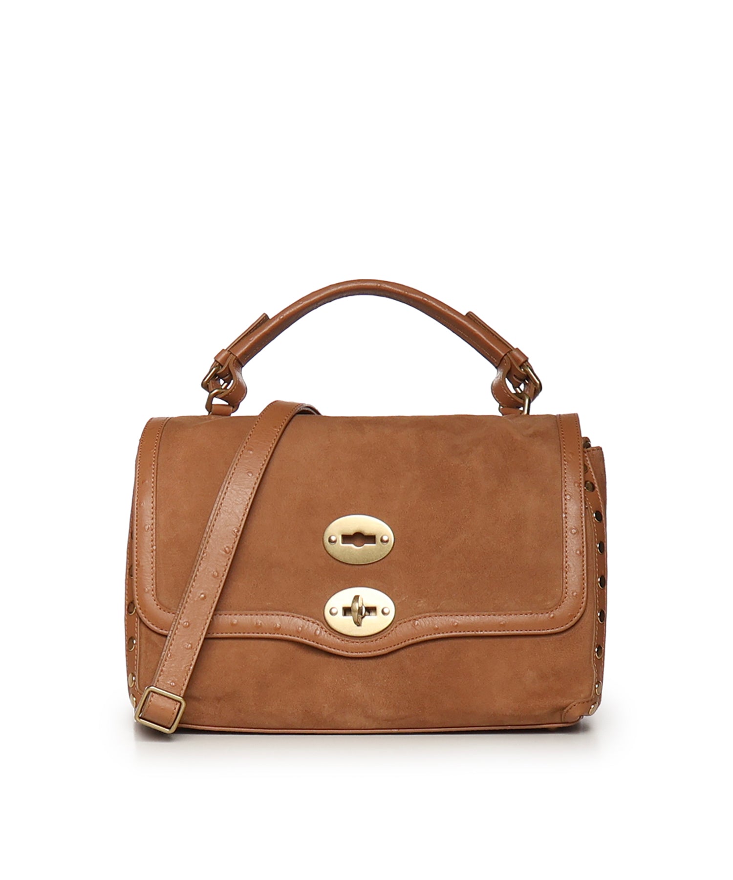Borsa Postina® small in pelle zashmere® e cactus 070790 -2270000Z0248 ZANELLATO 