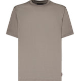 T-shirt in cotone e seta 810324 ZQ317Z0914 ZANONE 