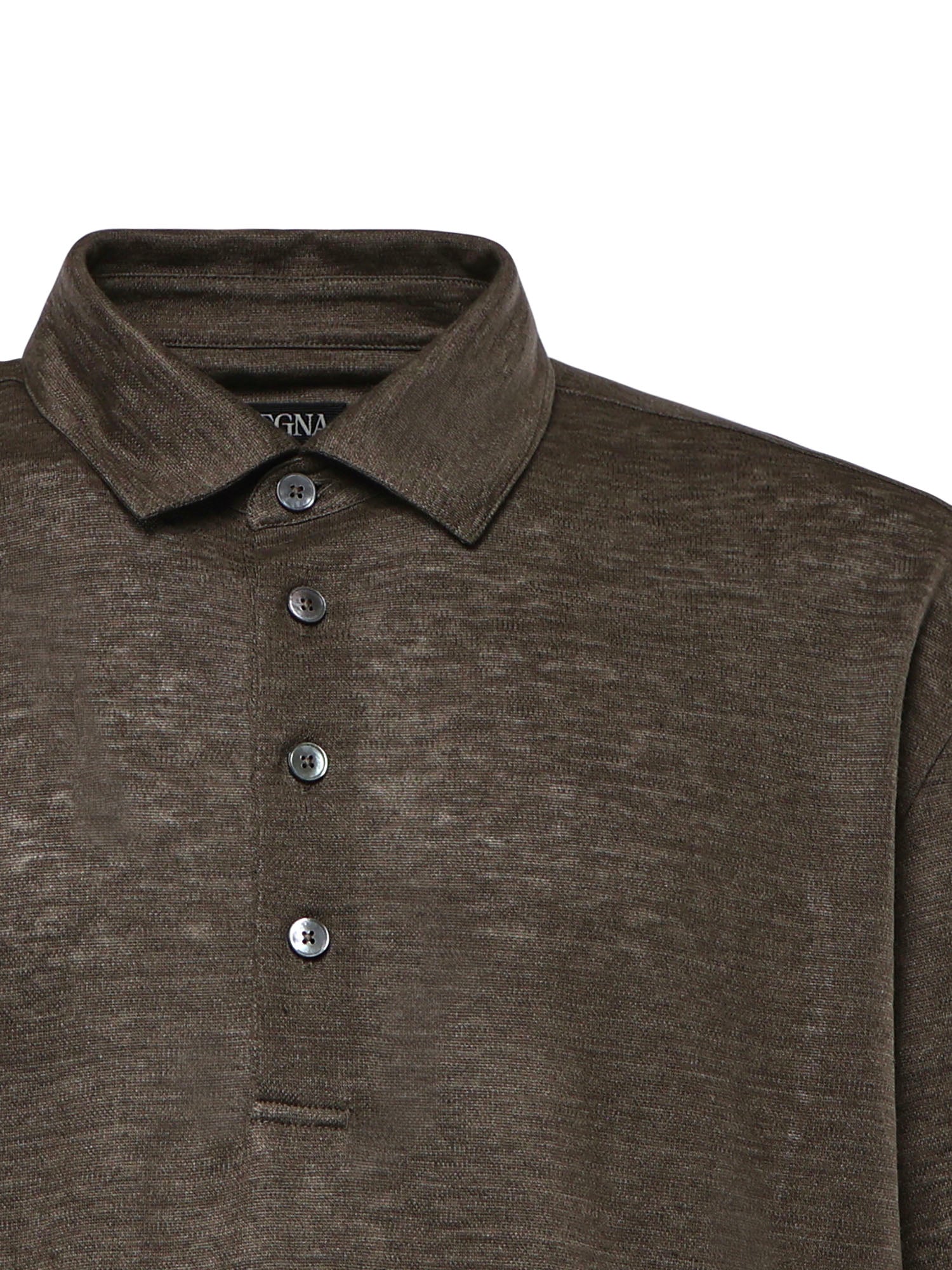 Polo in Oasi Lino UH352A3 H770252 ZEGNA 