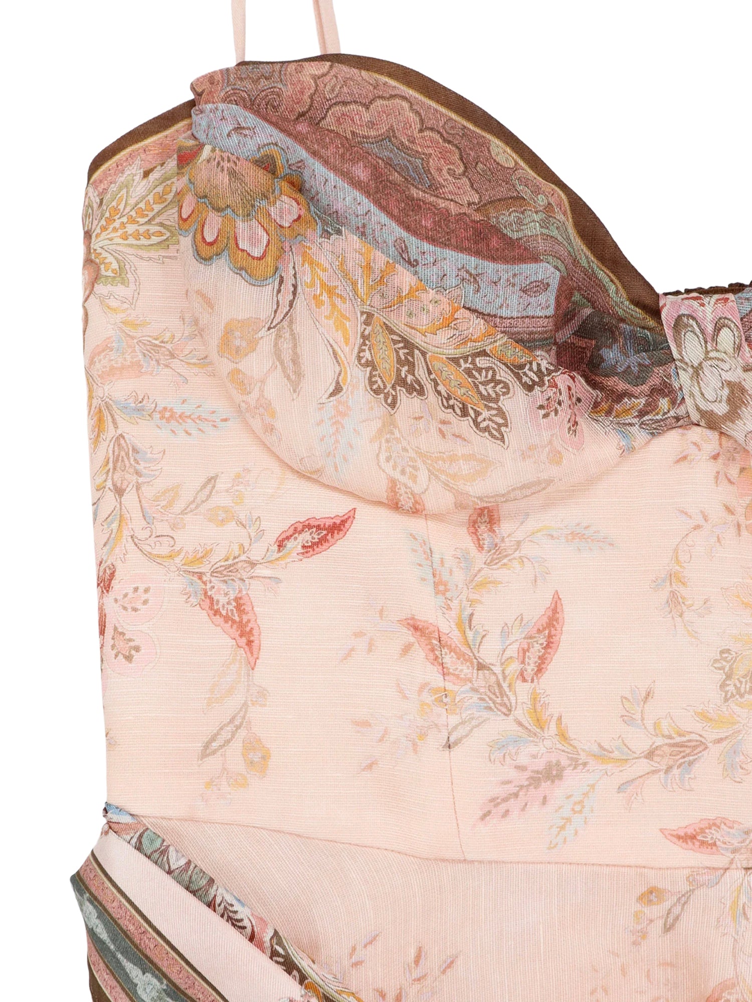 Abito midi Alchemy in misto seta e lino 7477DS262 PKP ZIMMERMANN 