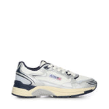 HYPERWAY LOW MAN MV04 MESH/MIRROR SILVER/WHITE/SPACE BLUE HYLM MV04 AUTRY 