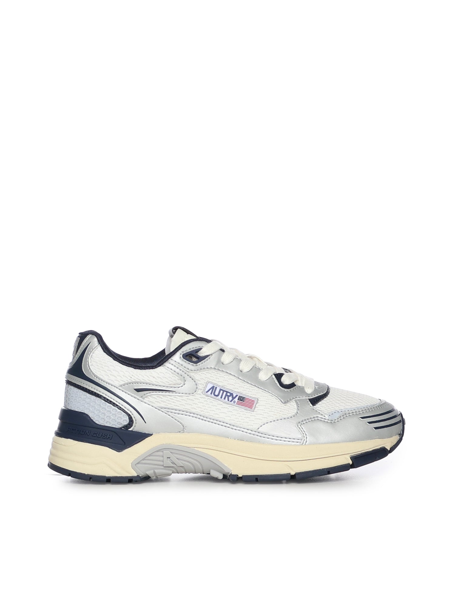 HYPERWAY LOW MAN MV04 MESH/MIRROR SILVER/WHITE/SPACE BLUE HYLM MV04 AUTRY 