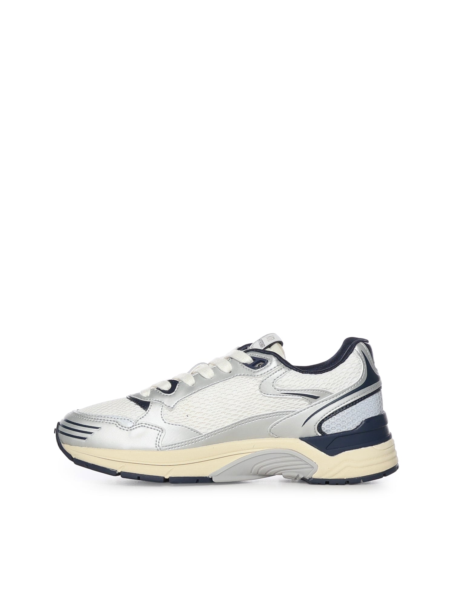HYPERWAY LOW MAN MV04 MESH/MIRROR SILVER/WHITE/SPACE BLUE HYLM MV04 AUTRY 