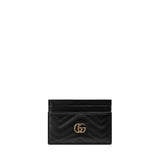 Porta carte GG Marmont in pelle