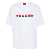 T-shirt in jersey di cotone stampato