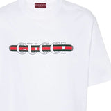 T-shirt in jersey di cotone stampato