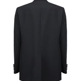 Giacca doppiopetto in panama tecnico