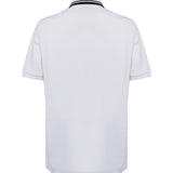 Polo in piquet di cotone con ricamo