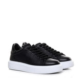 Sneakers Fire1 in pelle<BR/> FIRE 1 BOTTOLATOBLACK GIULIANO GALIANO 
