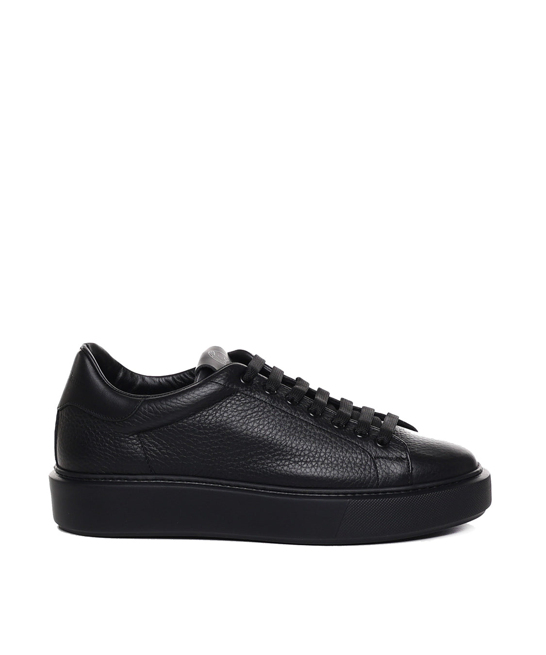 Sneakers Fire1 in pelle<BR/> FIRE 1 TOTALBLACK GIULIANO GALIANO 