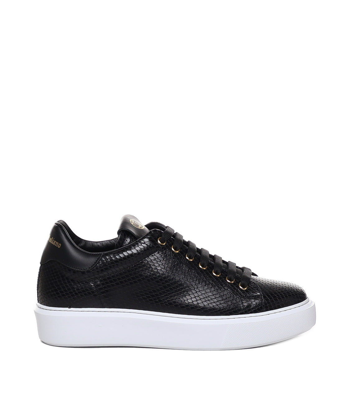 Sneakers in stampa pitone FIRE 3 PYTHONBLACK GIULIANO GALIANO 