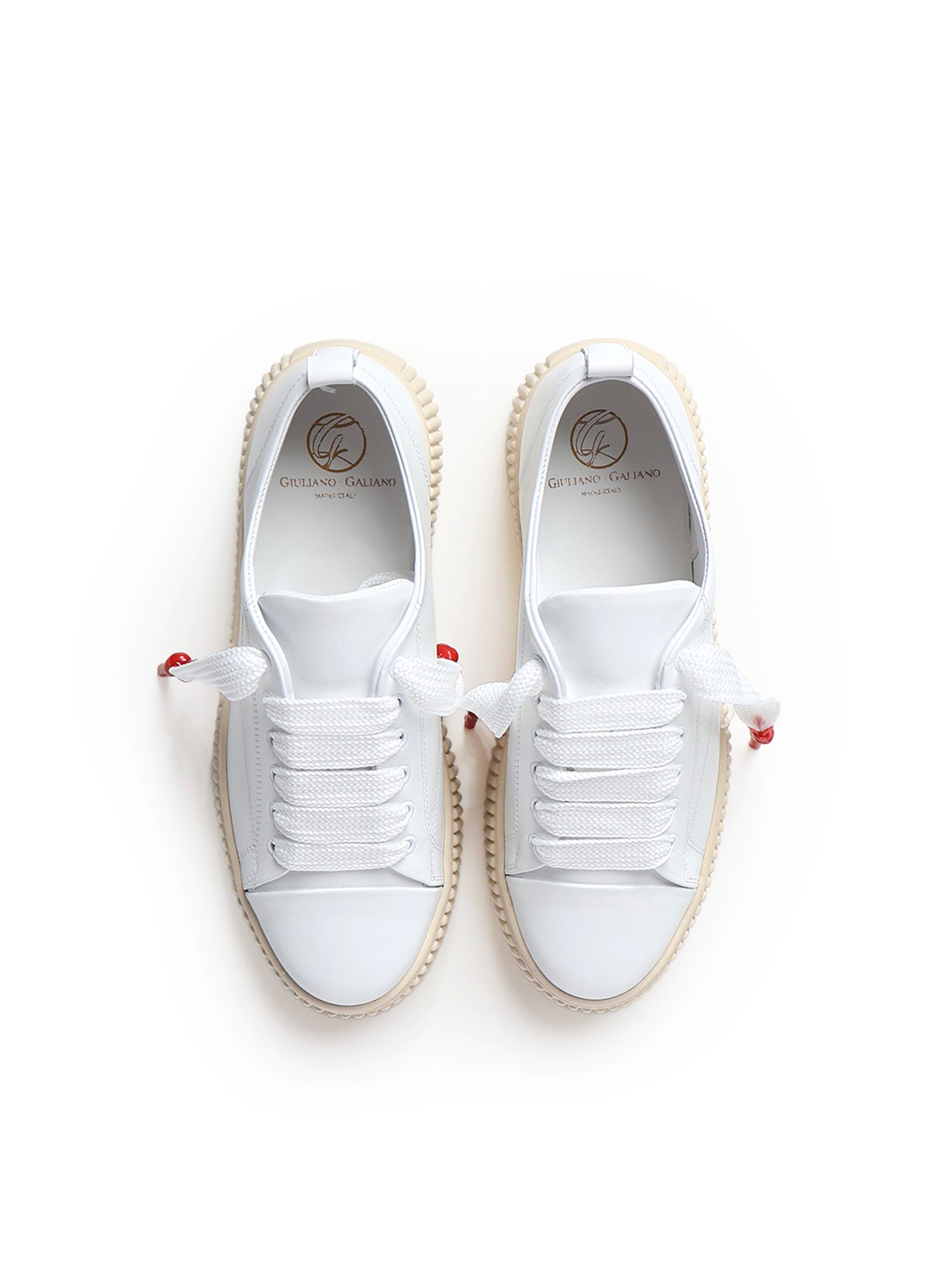 Sneaker Jumbo in nappa JUMBO NAPPAWHITE GIULIANO GALIANO 
