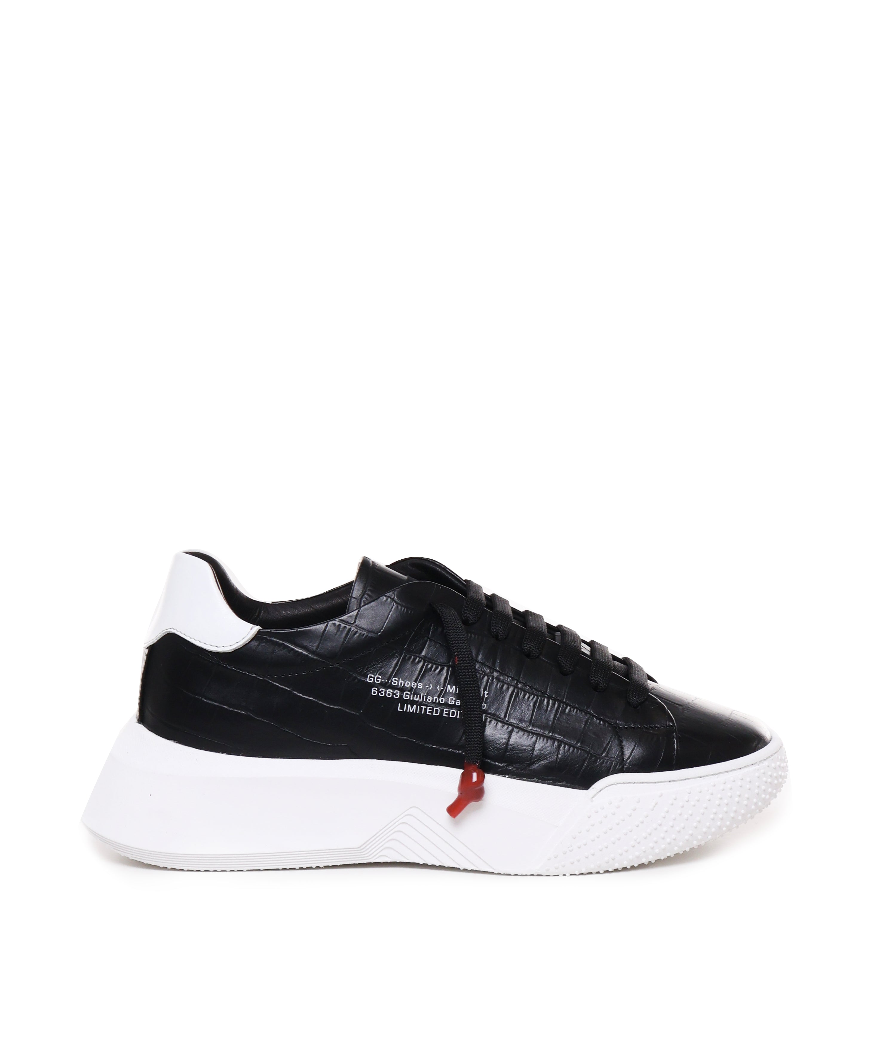 SNEAKERS NEMESIS IN PELLE STAMPA COCCODRILLO AI 2020 NEMESIS2 CROCKBLACK GIULIANO GALIANO 