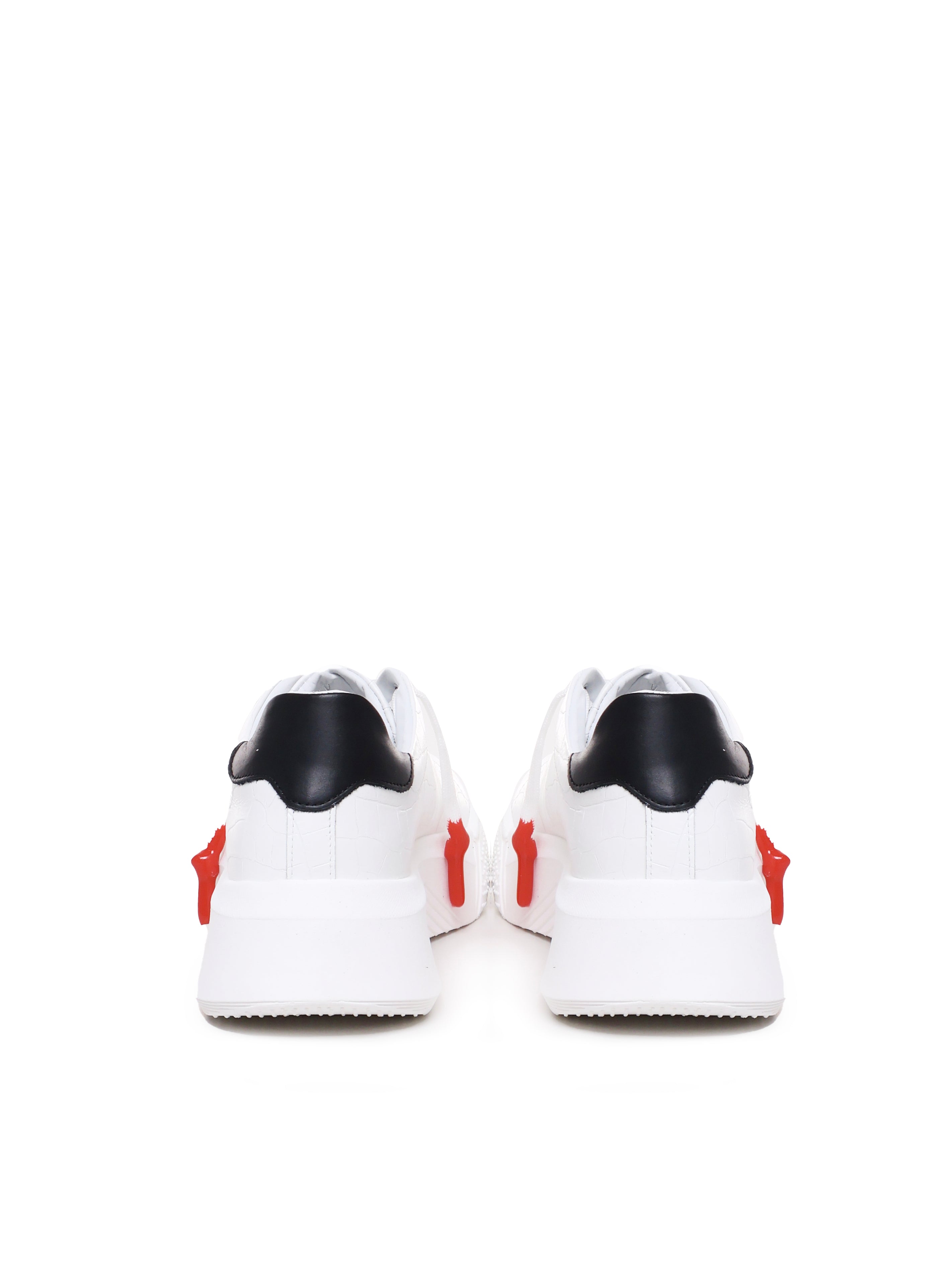 SNEAKERS NEMESIS IN PELLE STAMPA COCCODRILLO AI 2020 NEMESIS2 CROCKWHITE GIULIANO GALIANO 