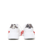 Sneakers Nemesis in nappa con lacci cerati NEMESIS2 PYTHONWHITE GIULIANO GALIANO 