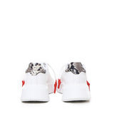 Sneakers Nemesis in nappa con lacci cerati NEMESIS2 PYTHONWHITE GIULIANO GALIANO 