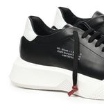 Sneakers Nemesis in nappa NEMESIS2 TRIPLEBLACK/WHITE GIULIANO GALIANO 