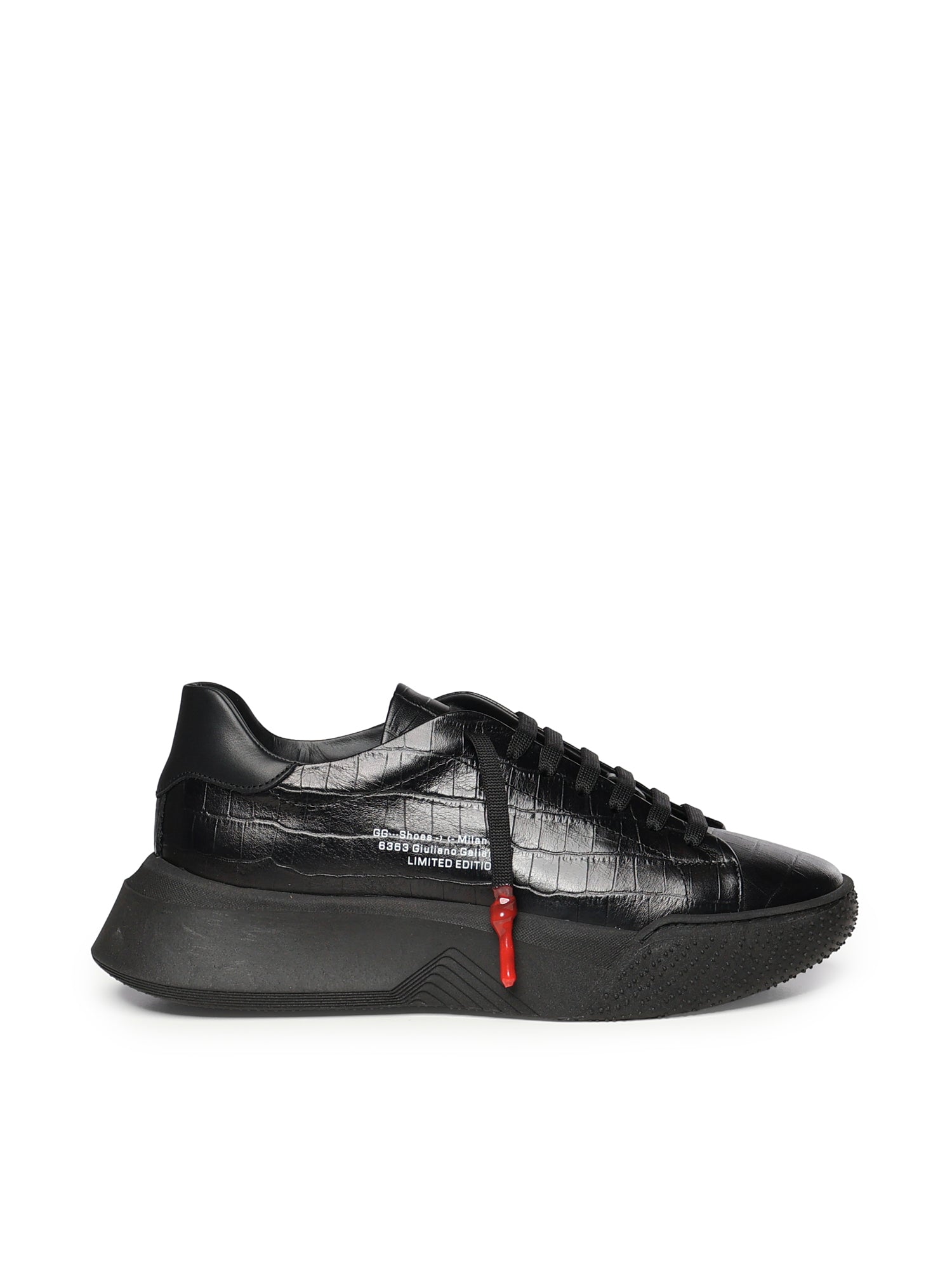Sneaker Nemesis 2 Triple in pelle NEMESIS2 TRIPLE CROCKNERO GIULIANO GALIANO 