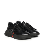 Sneaker Nemesis 2 Triple in pelle NEMESIS2 TRIPLE CROCKNERO GIULIANO GALIANO 