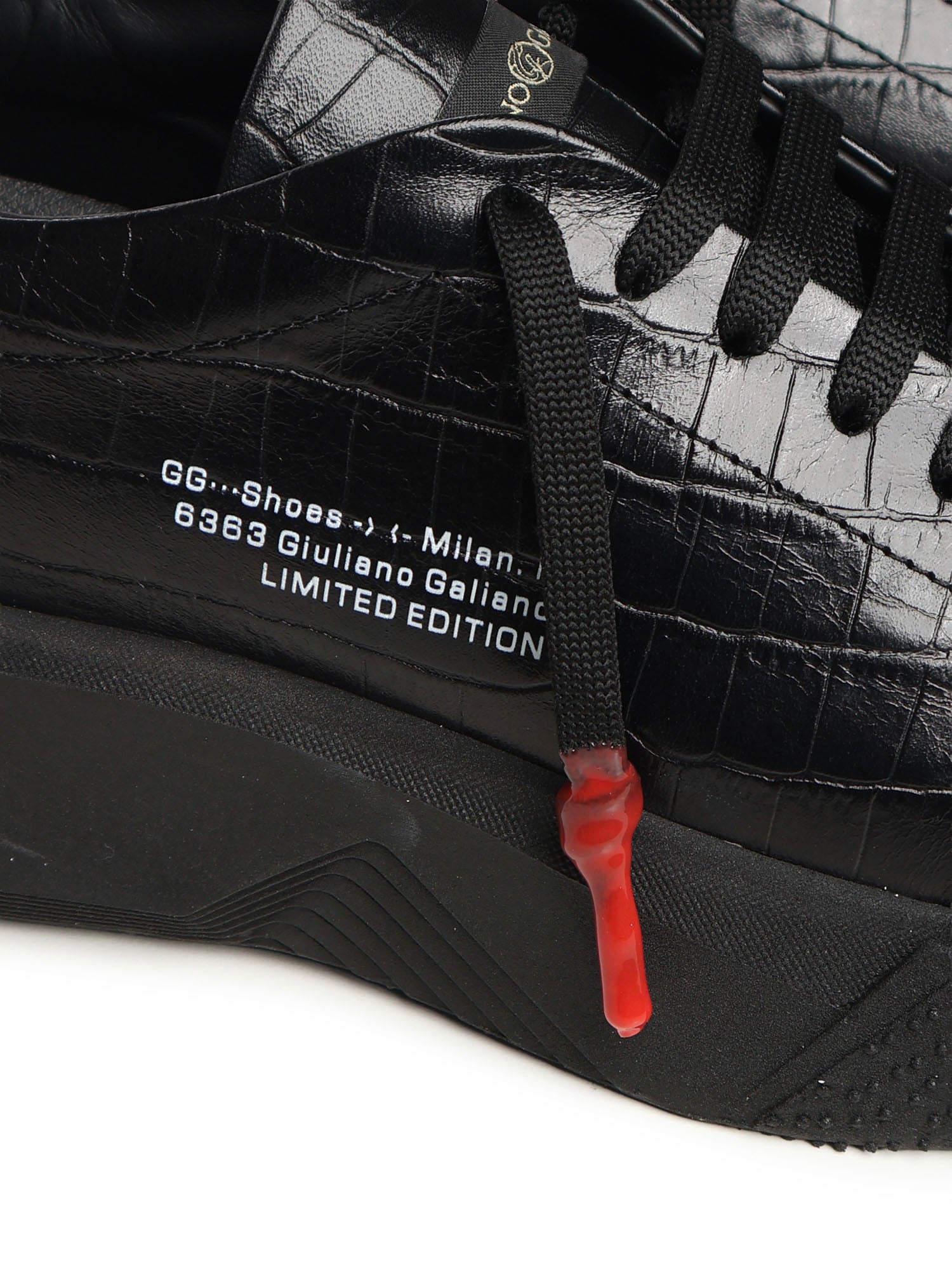 Sneaker Nemesis 2 Triple in pelle NEMESIS2 TRIPLE CROCKNERO GIULIANO GALIANO 