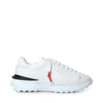 Sneakers Raptor 1 in pelle<BR/> RAPTOR1 NAPPAWHITE GIULIANO GALIANO 