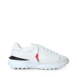 Sneakers Raptor 1 in pelle<BR/> RAPTOR1 NAPPAWHITE GIULIANO GALIANO 