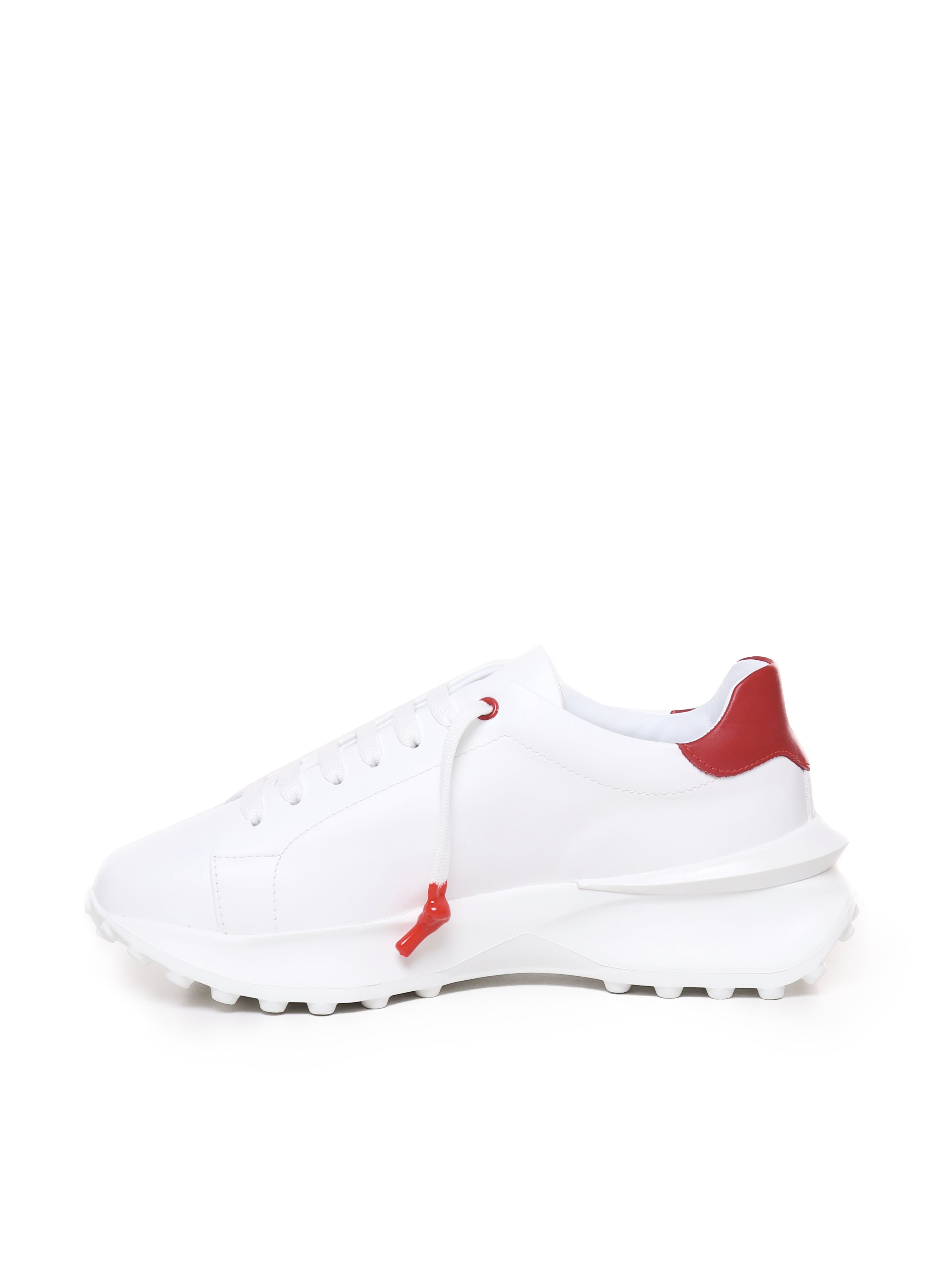 Sneakers Raptor 1 in pelle RAPTOR1 NAPPAWHITE/RED GIULIANO GALIANO 