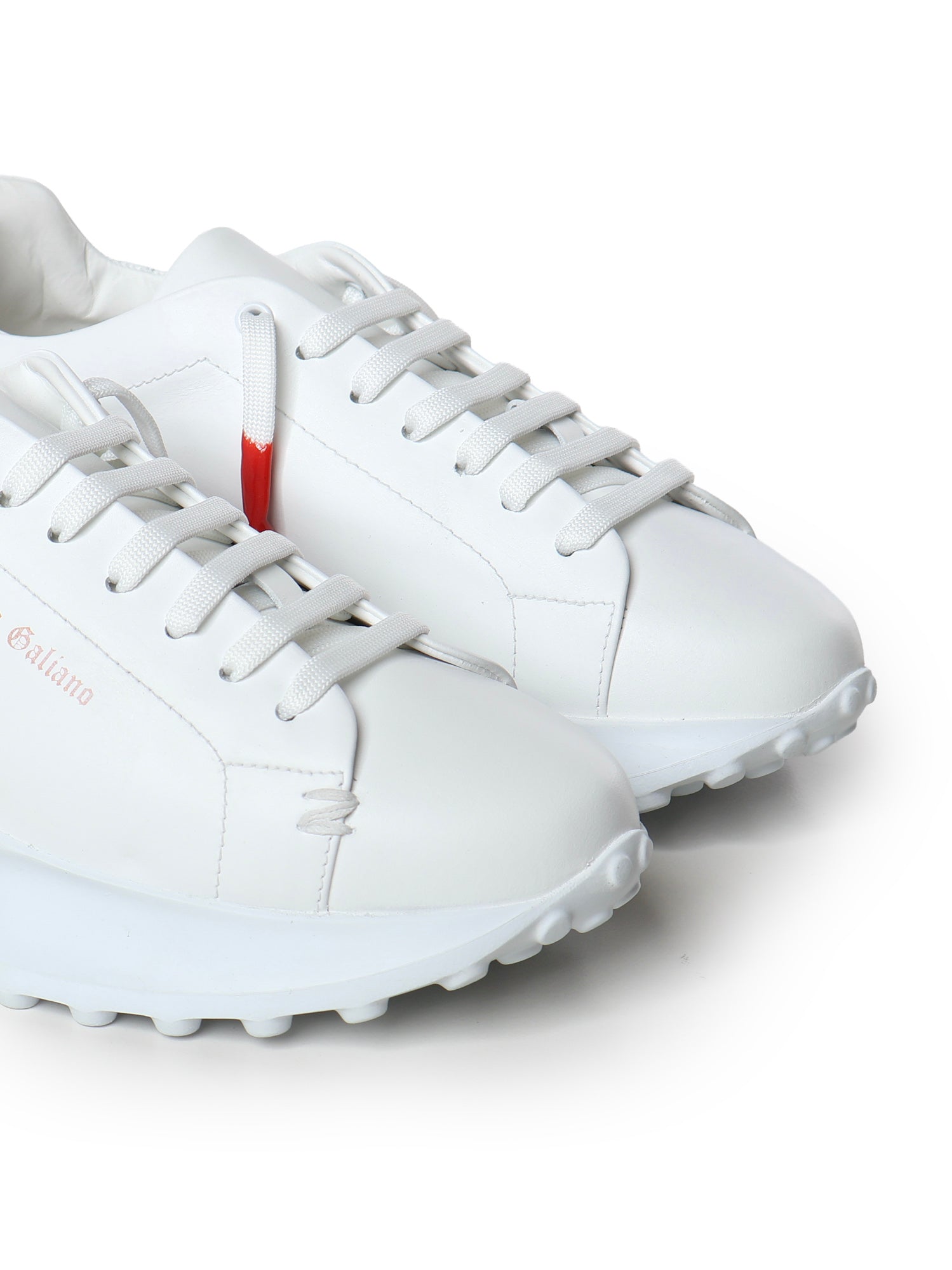 Sneakers Raptor 1 in pelle<BR/> RAPTOR1 NAPPAWHITE GIULIANO GALIANO 