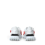 Sneakers Raptor 1 in pelle<BR/> RAPTOR1 NAPPAWHITE GIULIANO GALIANO 