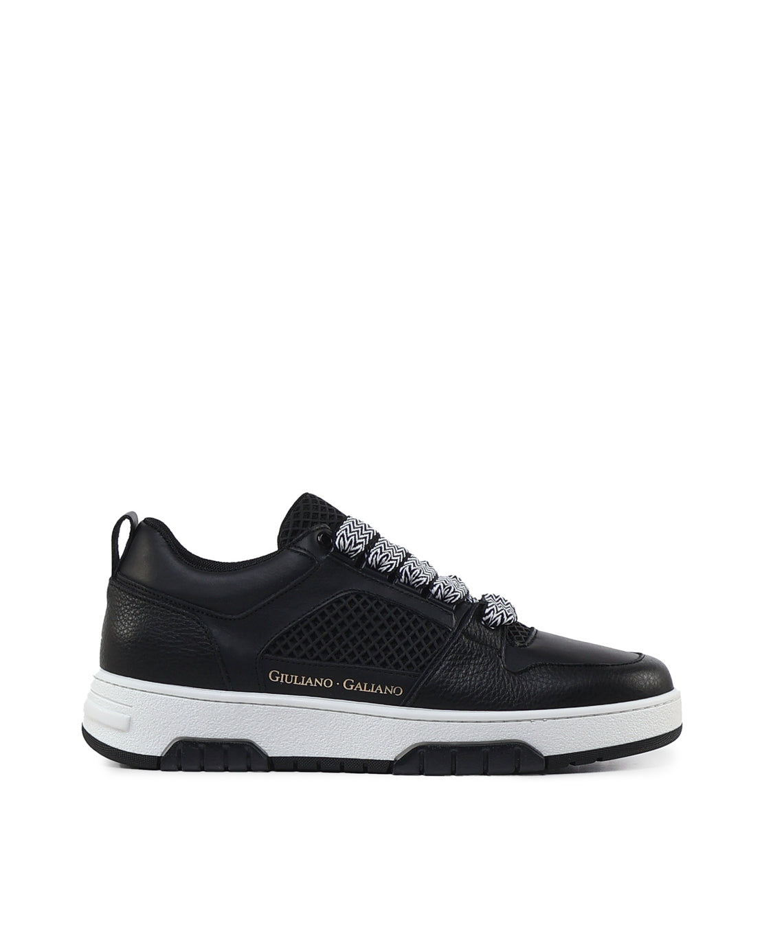 Sneakers Vyper in pelle VYPER -BLACK/BLACK GIULIANO GALIANO 