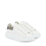 Sneakers oversize in pelle con talloncino a contrasto 553770 WHFBU9042 ALEXANDER McQUEEN 