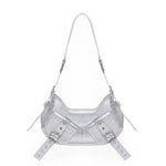 Borsa a spalla Y2K.001 FBBP70001LAM -ARGENTO/NICKEL BIASIA 