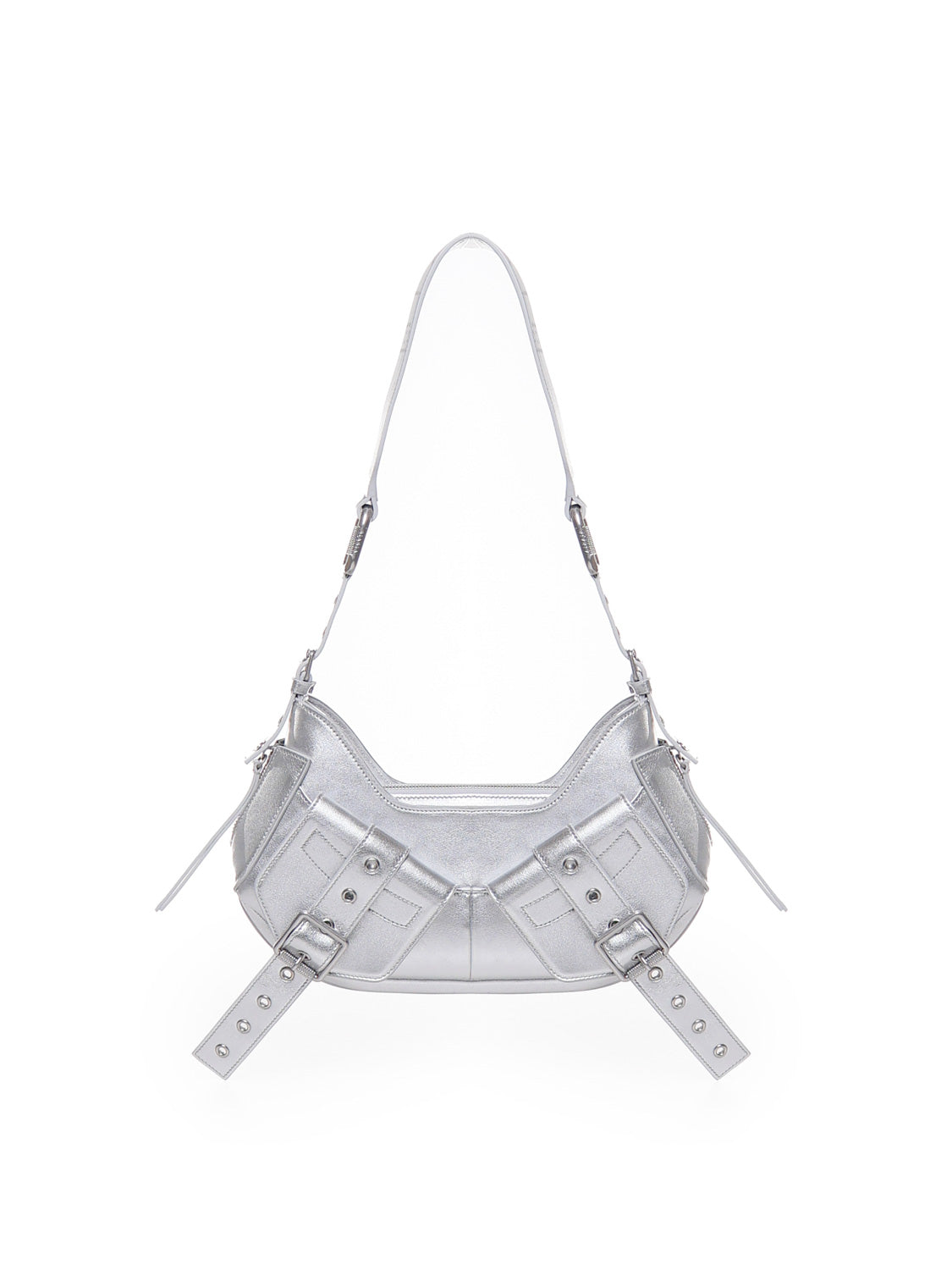 Borsa a spalla Y2K.001 FBBP70001LAM -ARGENTO/NICKEL BIASIA 