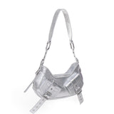 Borsa a spalla Y2K.001 FBBP70001LAM -ARGENTO/NICKEL BIASIA 