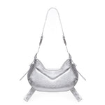 Borsa a spalla Y2K.001 FBBP70001LAM -ARGENTO/NICKEL BIASIA 