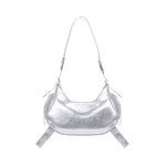 Borsa a spalla y2k001 in pelle FBBP70001MET -ARGENTO/NICKEL BIASIA 