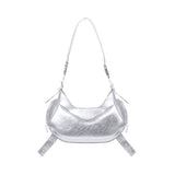 Borsa a spalla y2k001 in pelle FBBP70001MET -ARGENTO/NICKEL BIASIA 