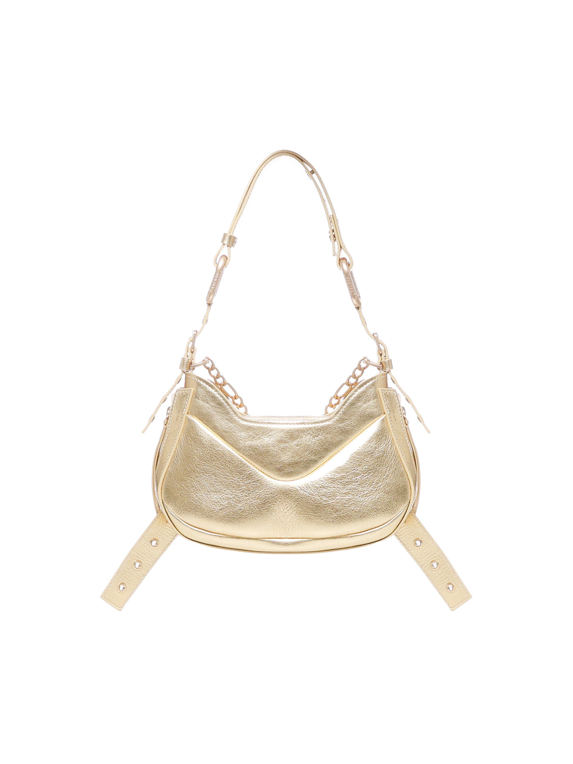 Borsa a spalla y2k002  iin pelle bovina FBBP70002MET -ORO/ORO BIASIA 
