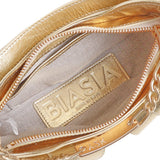 Borsa a spalla y2k002  iin pelle bovina FBBP70002MET -ORO/ORO BIASIA 