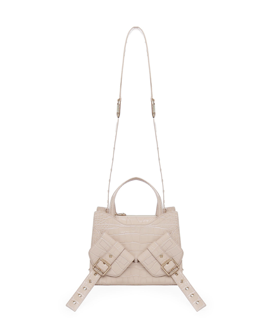 Borsa tracolla crossbody Y2K.003 FBBP70003COC -BEIG/ORO BIASIA 