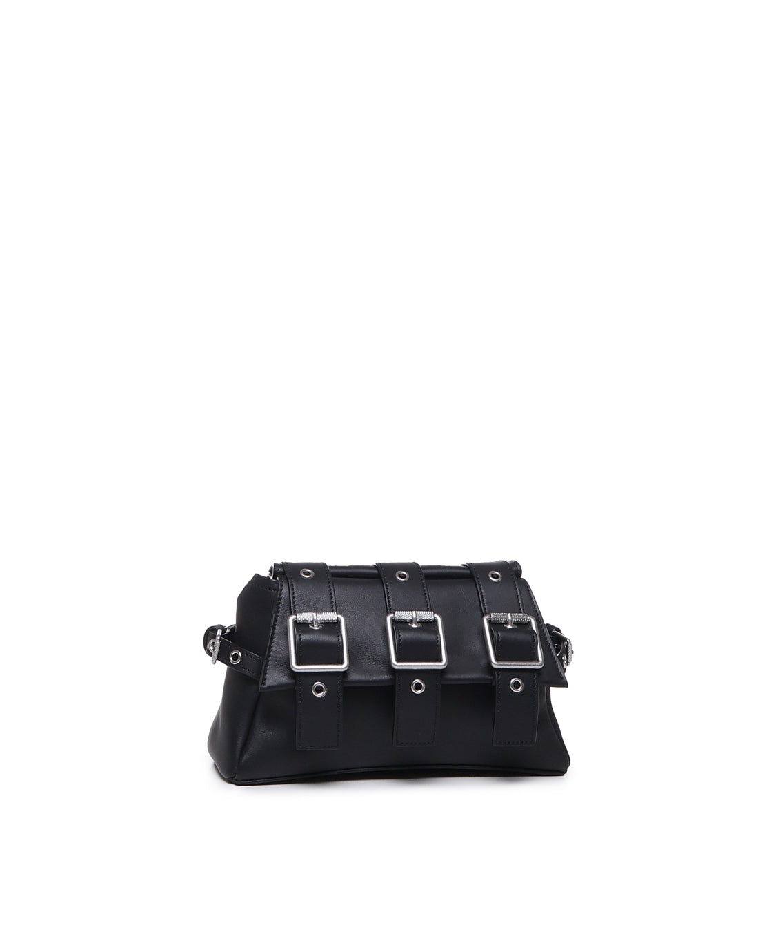 Borsa a tracolla y2k008 in pelle bovina FBBP70008NAP -NERO/NICKEL BIASIA 