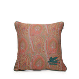 Cuscino in velluto e pelle con motivo Arnica UHNA0003 AQ321V0018 ETRO HOME 
